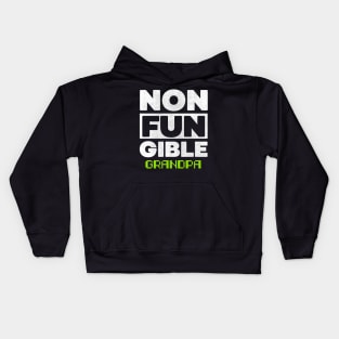 Non Fungible Token Grandpa nft Kids Hoodie